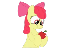 Size: 1500x1000 | Tagged: adorabloom, apple, apple bloom, artist:an-tonio, artist:railphotos, cute, derpibooru import, flat colors, food, safe, simple background, solo, transparent background, vector