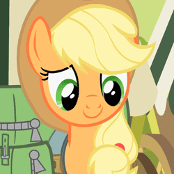 Size: 464x464 | Tagged: safe, derpibooru import, edit, editor:paragonaj, screencap, applejack, rarity, make new friends but keep discord, somepony to watch over me, animated, bag, cute, embarrassed, female, happy, implied nudity, jackabetes, lesbian, mouth hold, naked rarity, nom, picture, rarijack, shipping