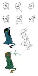 Size: 1000x2000 | Tagged: safe, artist:scarrly, derpibooru import, oc, oc:jane, oc:sofie, unofficial characters only, dracony, hybrid, pony, claw, claws, colored sketch, concept art, female, fins, green eyes, mare, red eyes, sister, sisters, sitting, sketch, twins