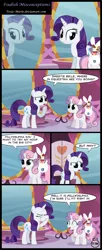 Size: 1145x2819 | Tagged: artist:toxic-mario, bad pun, bindle, comic, derpibooru import, facehoof, pun, rarity, safe, sweetie belle