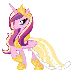 Size: 6000x6006 | Tagged: source needed, useless source url, safe, artist:aeroytechyon-x, derpibooru import, princess cadance, alicorn, pony, season 2, absurd resolution, artifact, clothes, crown, dress, female, looking at you, mare, raised hoof, simple background, solo, transparent background, vector