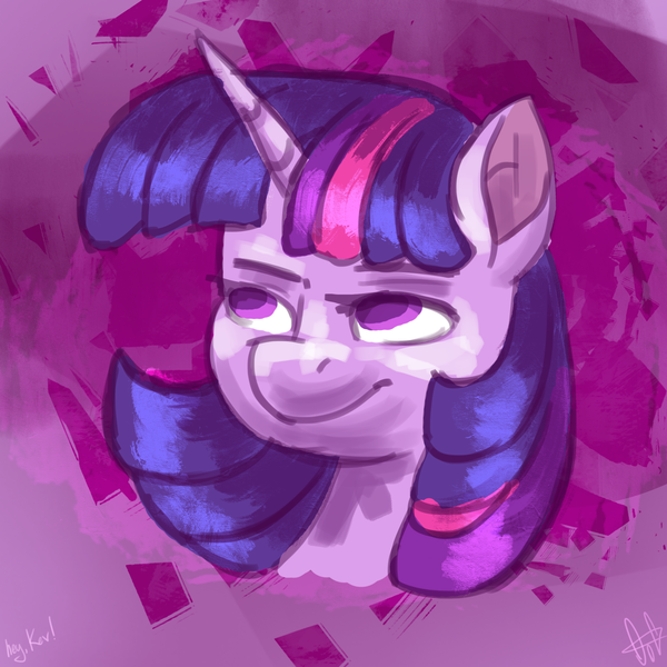 Size: 2000x2000 | Tagged: artist:ogaraorcynder, derpibooru import, safe, solo, twilight sparkle