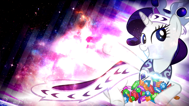 Size: 1920x1080 | Tagged: artist:signumde, artist:takua770, crown, derpibooru import, gem, princess platinum, rarity, safe, solo, vector, wallpaper