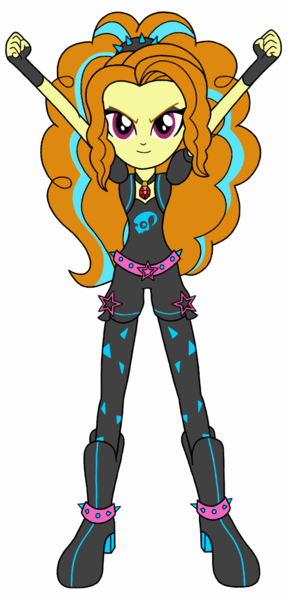 Size: 612x1280 | Tagged: safe, artist:blondenobody, artist:givralix, derpibooru import, adagio dazzle, equestria girls, rainbow rocks, alternate costumes, boots, clothes, deckers, description is relevant, gloves, saints row, saints row the third, solo, the syndicate