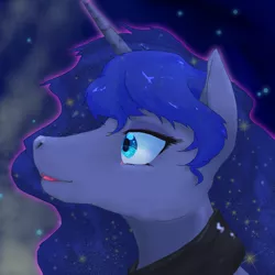 Size: 1000x1000 | Tagged: artist:sasho1223, derpibooru import, portrait, princess luna, safe, solo