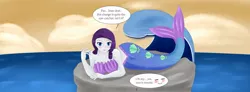 Size: 1280x472 | Tagged: safe, artist:tomlloyd, derpibooru import, rarity, mermaid, equestria girls, humanized, mermaidized, mermarity