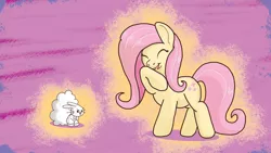 Size: 1920x1080 | Tagged: angel bunny, artist:finalflutter, derpibooru import, fluffy, fluttershy, safe