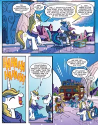 Size: 577x741 | Tagged: artist:tonyfleecs, derpibooru import, idw, prince blueblood, safe, shining armor, spoiler:comic, spoiler:comicff26