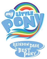 Size: 1588x2000 | Tagged: artist:jamescorck, best pony, derpibooru import, edit, fact, logo, logo edit, logo parody, my little pony logo, rainbow dash, safe, simple background, title card, transparent background, truth