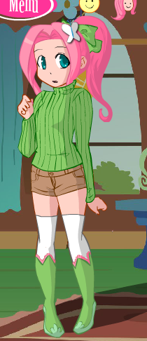 Size: 210x486 | Tagged: clothes, derpibooru import, fluttershy, fynsy, human, humanized, magical friends, safe, solo, sweater, sweatershy, turtleneck
