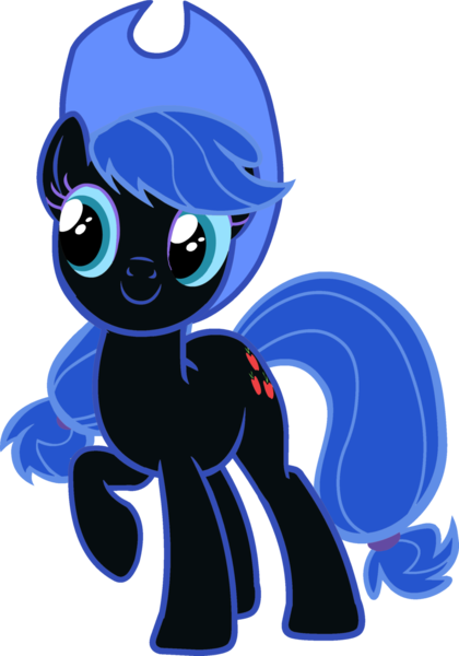 Size: 1024x1464 | Tagged: applejack, artist:blah23z, derpibooru import, nightmare moon, palette swap, safe