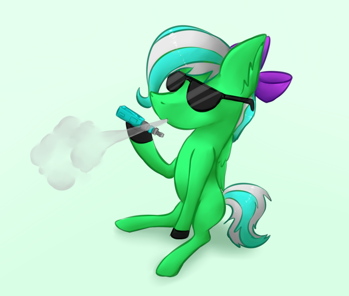 Size: 1978x1673 | Tagged: artist:marsminer, derpibooru import, electronic cigarette, oc, safe, solo, sunglasses, unofficial characters only, vape, vaping