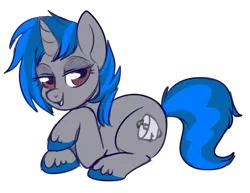 Size: 697x539 | Tagged: safe, artist:lulubell, derpibooru import, oc, oc:homage, unofficial characters only, pony, unicorn, fallout equestria, fanfic, fanfic art, female, horn, mare, open mouth, simple background, solo, transparent background