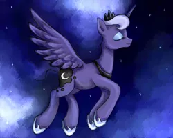 Size: 5000x4000 | Tagged: artist:denigirl, derpibooru import, princess luna, safe, solo