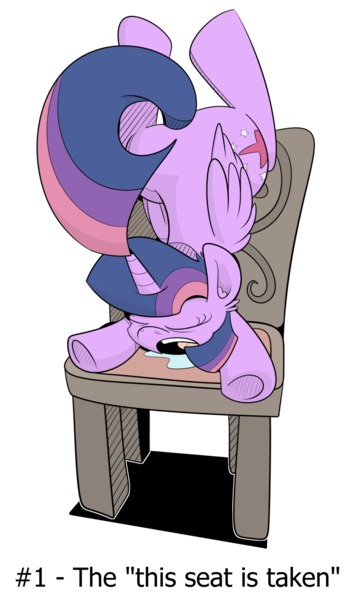 Size: 1098x1870 | Tagged: dead source, safe, artist:jittery-the-dragon, derpibooru import, twilight sparkle, twilight sparkle (alicorn), alicorn, pony, chair, drool, female, majestic as fuck, mare, open mouth, plot, simple background, sleeping, sleepy pony positions, solo, transparent background, underhoof