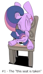 Size: 1098x1870 | Tagged: dead source, safe, artist:jittery-the-dragon, derpibooru import, twilight sparkle, twilight sparkle (alicorn), alicorn, pony, chair, drool, female, majestic as fuck, mare, open mouth, plot, simple background, sleeping, sleepy pony positions, solo, transparent background, underhoof