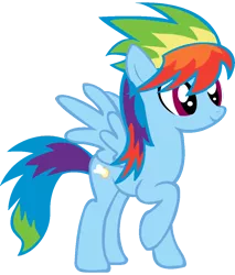 Size: 900x1057 | Tagged: artist:blah23z, cloudchaser, derpibooru import, edit, palette swap, rainbow dash, recolor, safe, simple background, solo, transparent background, vector