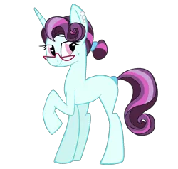 Size: 1300x1240 | Tagged: safe, artist:serennarae, derpibooru import, principal abacus cinch, ponified, pony, unicorn, equestria girls, cinchabetes, cute, equestria girls ponified, female, glasses, simple background, solo, transparent background, younger