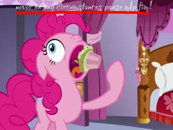 Size: 2048x1536 | Tagged: cupcake, derpibooru import, faic, food, hoopla pie, pinkie pie, safe, screencap