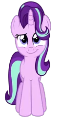 Size: 2000x4000 | Tagged: safe, artist:mixiepie, derpibooru import, starlight glimmer, unicorn, the crystalling, absurd resolution, cute, glimmerbetes, glimmerposting, paint tool sai, simple background, smiling, solo, transparent background, vector