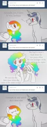 Size: 696x1872 | Tagged: artist:aisu-isme, ask the creepy ponies, derpibooru import, glasses, oc, oc:artbeat, oc:dr. x-ray, safe, unofficial characters only