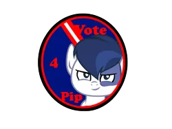 Size: 800x600 | Tagged: campaign button, crusaders of the lost mark, derpibooru import, election, pipsqueak, safe, solo, student pony president, vote 4 pip, vote for pip