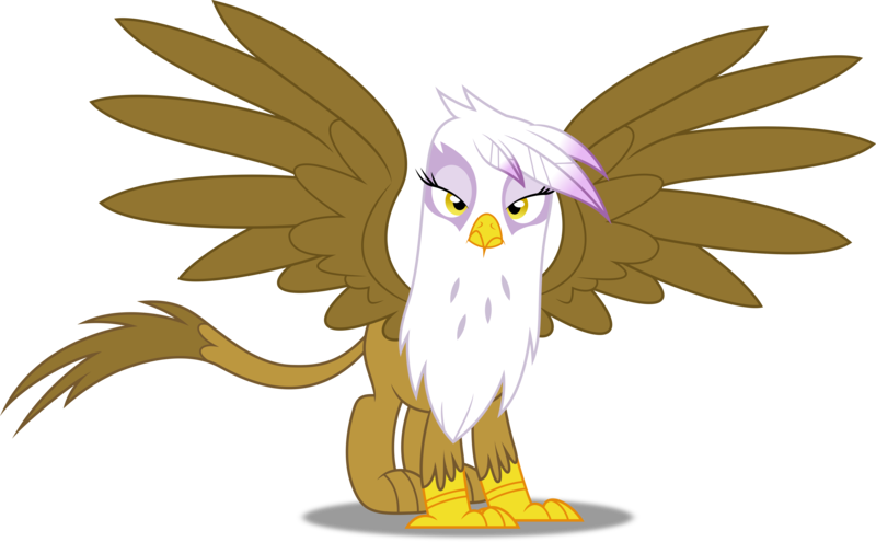 Size: 8083x5000 | Tagged: safe, artist:dashiesparkle, derpibooru import, edit, vector edit, gilda, gryphon, the lost treasure of griffonstone, absurd resolution, full body, ponyscape, simple background, solo, .svg available, transparent background, vector