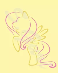 Size: 798x1001 | Tagged: safe, artist:s.guri, derpibooru import, fluttershy, minimalist, solo, vector