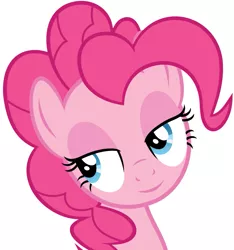 Size: 959x1024 | Tagged: derpibooru import, edit, hearthbreakers, inverted mouth, lidded eyes, pinkie pie, reaction image, safe, simple background, smiling, solo, transparent background, vector, vector edit