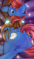 Size: 1536x2600 | Tagged: suggestive, artist:knifeh, derpibooru import, oc, oc:johnsmith, unofficial characters only, pegasus, phone pony, pony, dock, featureless crotch, plot, solo