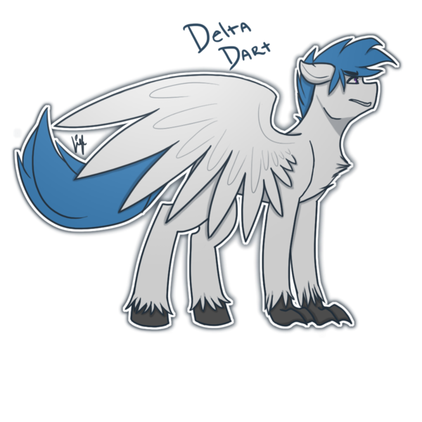 Size: 1000x1000 | Tagged: artist:liefsong, derpibooru import, hippogriff, male, oc, oc:delta dart, safe, solo, unofficial characters only, unshorn fetlocks