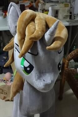 Size: 251x375 | Tagged: safe, artist:hutouluosha, derpibooru import, oc, oc:littlepip, unofficial characters only, pony, unicorn, fallout equestria, fanfic, commission, female, horn, irl, mare, photo, plushie, solo