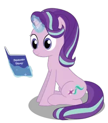 Size: 3854x4396 | Tagged: artist:e-49, book, derpibooru import, safe, season 6, simple background, solo, starlight glimmer, transparent background, vector