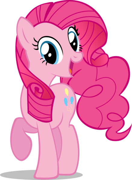 Size: 2645x3619 | Tagged: alternate hairstyle, artist:drewdini, cute, derpibooru import, diapinkes, edit, fabulous, mane swap, palette swap, pinkie pie, rarity, rarity hair, recolor, safe, simple background, solo, transparent background, vector