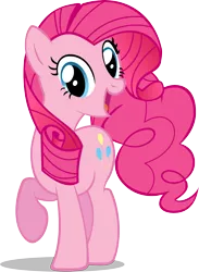 Size: 2645x3619 | Tagged: alternate hairstyle, artist:drewdini, cute, derpibooru import, diapinkes, edit, fabulous, mane swap, palette swap, pinkie pie, rarity, rarity hair, recolor, safe, simple background, solo, transparent background, vector