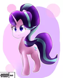 Size: 2191x2701 | Tagged: safe, artist:papibabidi, derpibooru import, starlight glimmer, pony, unicorn, cute, solo