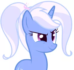 Size: 646x612 | Tagged: safe, artist:twilight7070, derpibooru import, trixie, pony, unicorn, alternate hairstyle, female, mare, solo