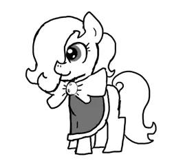 Size: 640x600 | Tagged: safe, artist:ficficponyfic, derpibooru import, oc, oc:emerald jewel, unofficial characters only, colt quest, bowtie, child, clothes, clothes swap, colt, cute, femboy, foal, hair over one eye, male, mantle, story included, trap