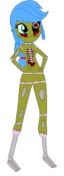 Size: 206x564 | Tagged: semi-grimdark, artist:westrail642fan, derpibooru import, oc, oc:crystal sky, unofficial characters only, equestria girls, blood, equestria girls-ified, five nights at freddy's, five nights at freddy's 3, glowing eyes, springtrap, springtrapped