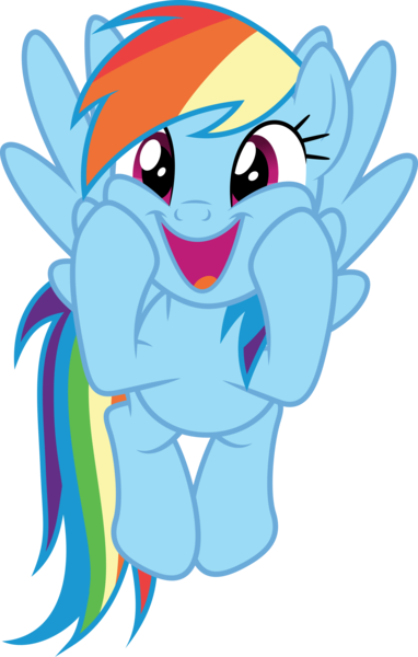 Size: 3183x5000 | Tagged: safe, artist:dashiesparkle, derpibooru import, rainbow dash, the crystalling, adorkable, cute, daaaaaaaaaaaw, dashabetes, dork, excited, happy, simple background, solo, squishy cheeks, transparent background, vector