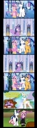 Size: 764x2600 | Tagged: safe, artist:doctorwhoandmlp, derpibooru import, flash sentry, fluttershy, princess cadance, princess celestia, queen chrysalis, rainbow dash, shining armor, twilight sparkle, twilight sparkle (alicorn), alicorn, pony, cadalis, clothes, coffin, comic, dark comedy, dead, death, divorce, dress, eyes closed, female, flower, funeral, funeral dress, gay, heart attack, husband and wife, lesbian, male, male pregnancy, mare, mortal twilight, mortality blues, necktie, prank, pregnant, shiningcadance, shiningsentry, shipping, spit take, straight, this ended in death, this ended in tears