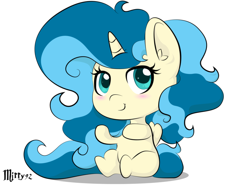 Size: 3582x2976 | Tagged: safe, artist:mirry92, derpibooru import, oc, oc:tina fountain heart, unofficial characters only, alicorn, pony, 2016, chibi, cute, digital art, female, filly, happy, horn, looking at you, ponysona, sitting, small, smiling, solo, wings