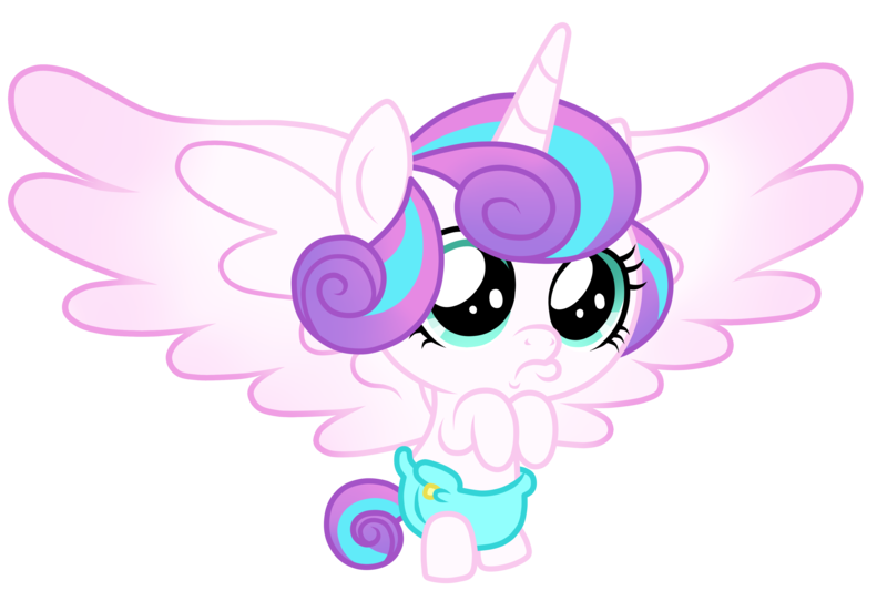 Size: 4500x3100 | Tagged: safe, artist:mixiepie, derpibooru import, princess flurry heart, alicorn, pony, the crystalling, about to cry, absurd resolution, baby, baby pony, cloth diaper, cute, diaper, flurrybetes, large wings, paint tool sai, pouting, sad, sad eyes, safety pin, simple background, solo, spread wings, transparent background, vector, weapons-grade cute, wings