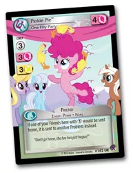 Size: 540x700 | Tagged: ccg, cloud kicker, derpibooru import, enterplay, filly pinkie pie, juggling, linky, marks in time, merchandise, pinkie pie, rubber chicken, safe, shoeshine, silver spanner