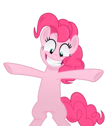 Size: 2663x3067 | Tagged: artist:kehrminator, derpibooru import, pinkie pie, safe, simple background, solo, the crystalling, transparent background, vector