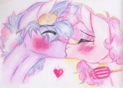 Size: 1024x732 | Tagged: safe, artist:mlploverdash, derpibooru import, pinkie pie, twilight sparkle, blushing, bubble berry, bubbleshine, dusk shine, gay, heart, kissing, male, rule 63, shipping, sunglasses, twinkie