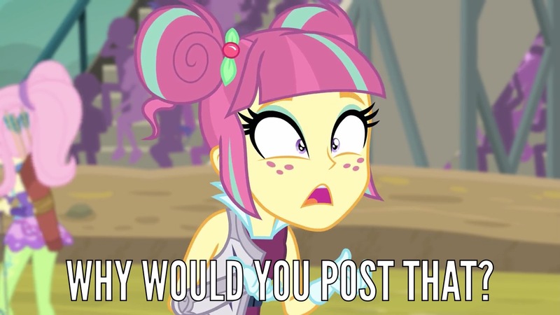 Size: 1280x720 | Tagged: safe, derpibooru import, screencap, fluttershy, sour sweet, equestria girls, friendship games, meme, why would you post that