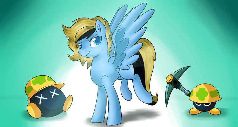 Size: 1920x1024 | Tagged: safe, artist:mlp-firefox5013, derpibooru import, oc, pegasus, pony, crossover