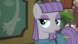 Size: 480x270 | Tagged: active stretch, animated, derpibooru import, discovery family logo, flexible, hug, maud pie, party cannon, pinkie pie, safe, screencap, sisterly love, sisters, smiling, the gift of the maud pie, when she smiles