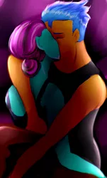 Size: 800x1323 | Tagged: safe, artist:anonymous, derpibooru import, flash sentry, principal abacus cinch, equestria girls, cinchsentry, cougar, crack shipping, kissing, romance, shipping, stupid sexy cinch